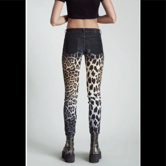 R13 Alison skinny leopard jeans. SIZE 26. BNWT - Picture 5 of 12